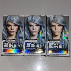 L’oréal Feria Smokey Blue Pastels Hair Color - Smokey Blue